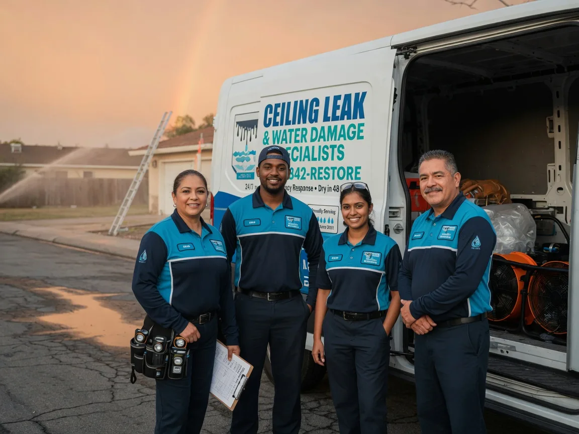 Ceiling Leak Cleanup company in Cottage Hills, IL