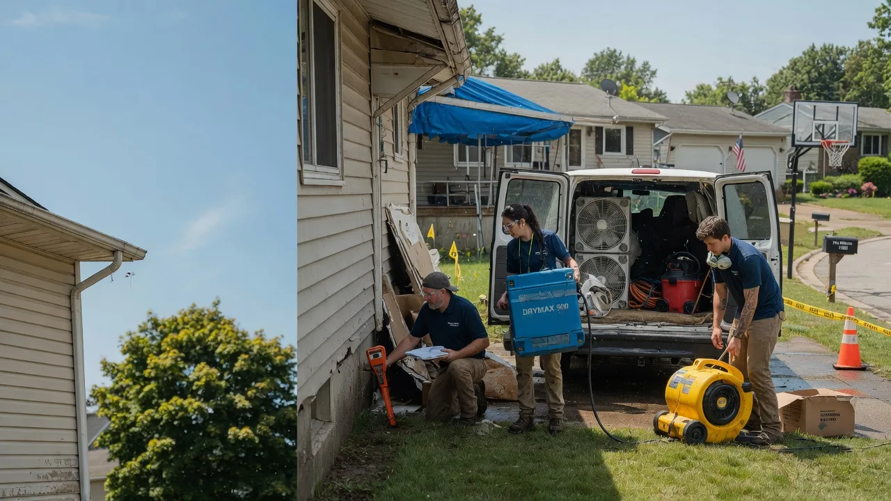 Ceiling Leak Cleanup in Cottage Hills, IL near me